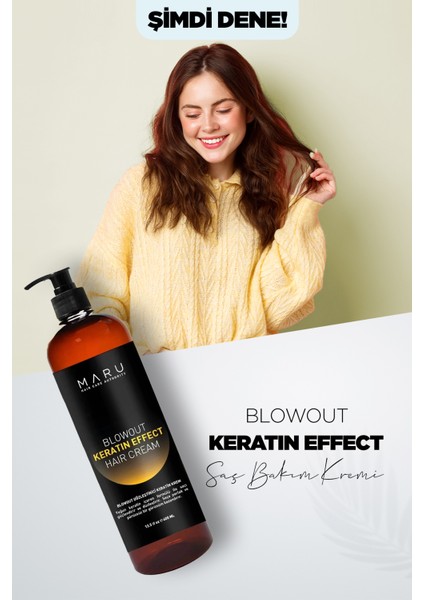 Brezilya Fönü Blowout Düzleştirici Keratin Krem 400 Ml.