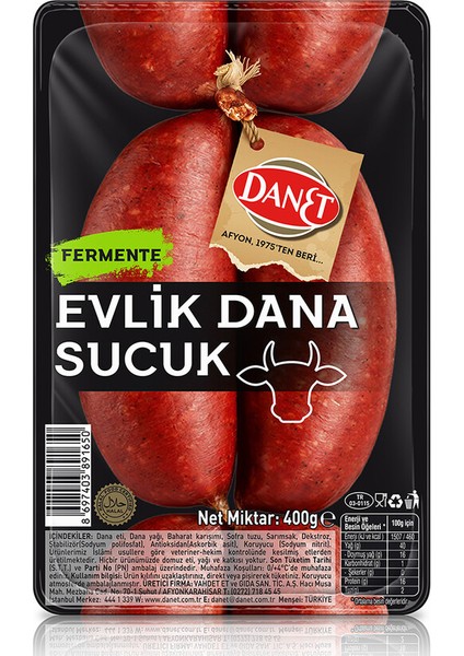 Dana Evlik Sucukfermente 400 G