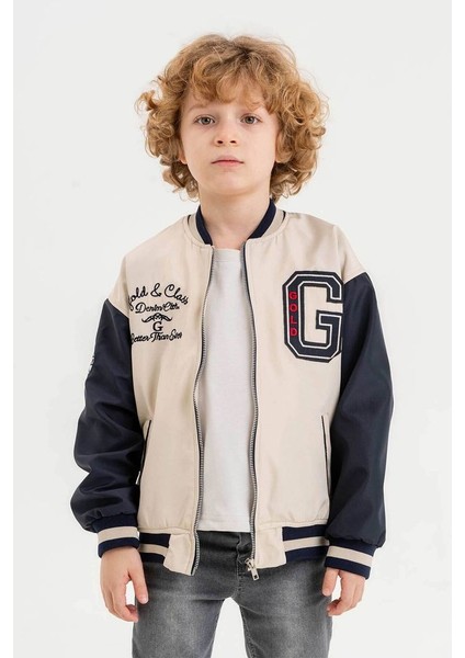 Çift Cepli Su Geçirmez Erkek Çocuk Kolej Ceket fırsatları