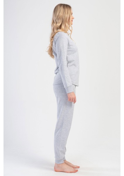 Kadın Uzun Kol Pijama Takım , 403020