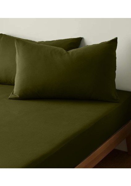 Pamuk 62 Tel (155 Tc) Okotex Sertifikalı Tek Kişilik 120X200+37 cm Lastikli Çarşaf Seti