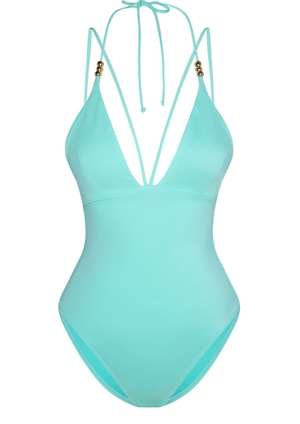 Crocata Mint V Yaka Üçgen Mayo