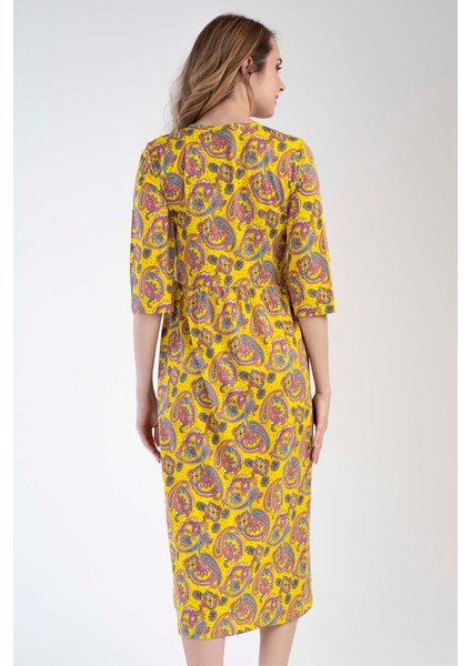 Pamuklu Kadın P.modal Kısa Kol Düğmeli Elbıse , 303005 modelleri