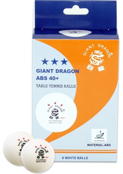 6'lı Ittf Onaylı Masa Tenisi Topu