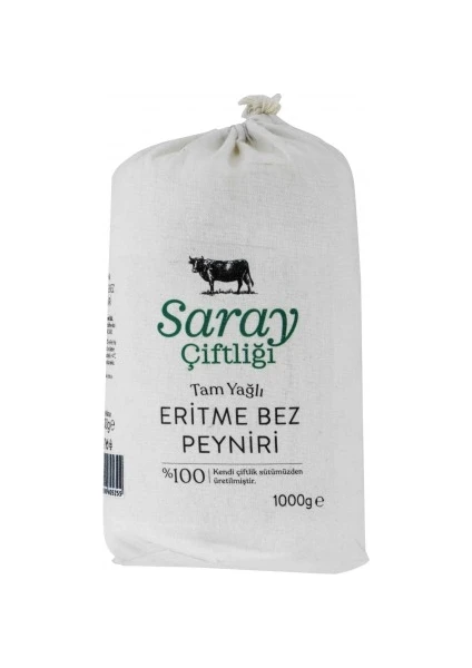 Saray Çiftliği Tam Yağlı Eritme Bez Peynir 1 kg