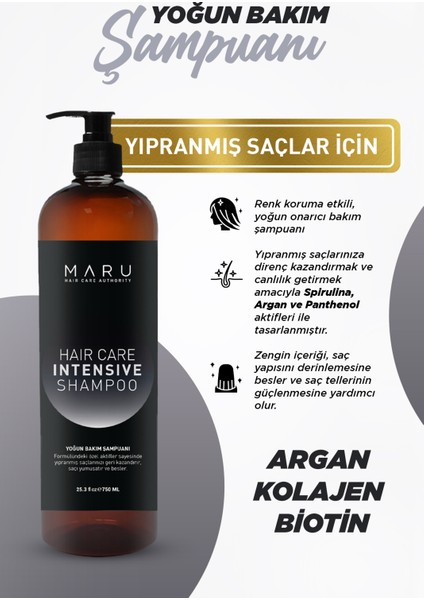 Intensive Repair Yıpranmış Saçlar İçin Yoğun Bakım Şampuanı 750 ml