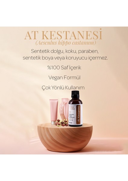 Onka Farma Saf At Kestanesi Yağı 50 ml