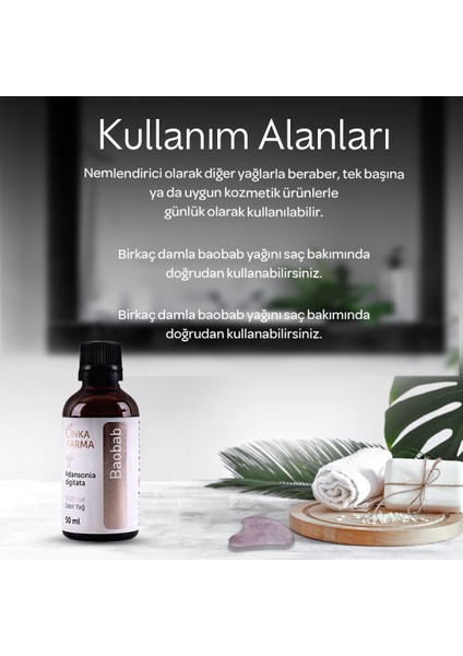 Baobab Yağı Saf Soğuk Sıkım