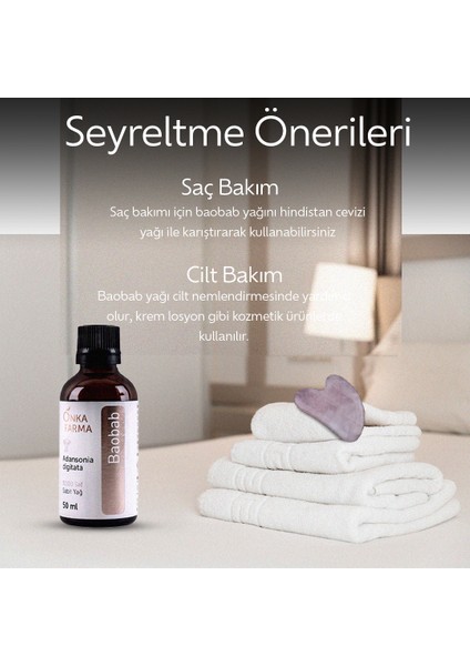 Baobab Yağı Saf Soğuk Sıkım