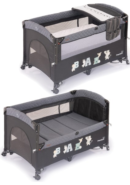 Premium Anne Yanı Oyun Parkı 70*120 cm + Yatak