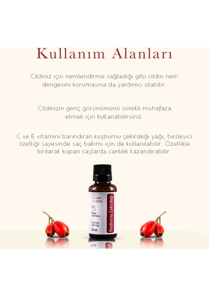 Kuşburnu Çekirdeği Yağı 30 ml