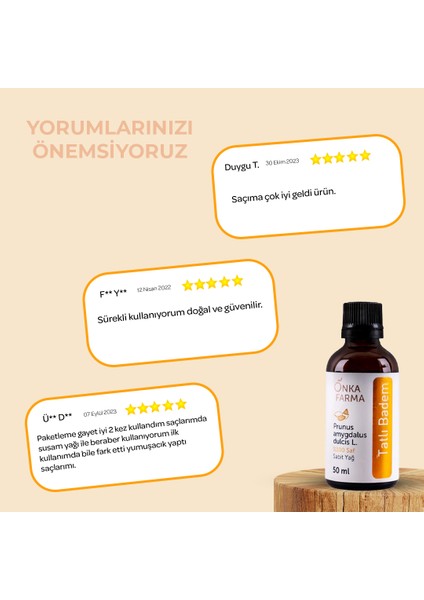 Onka Farma Tatlı Badem Yağı 50 ml