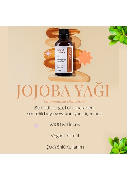 Onka Farma Jojoba Yağı 50 ml