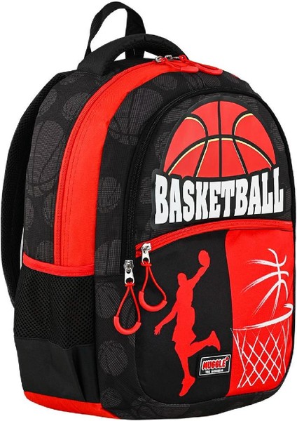 3 Bölmeli Basketball Okul Sırt Çantası MU-9164