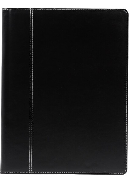 Suni Deri Hesap Makinalı- Kartvizitlikli Sekreterlik Siyah