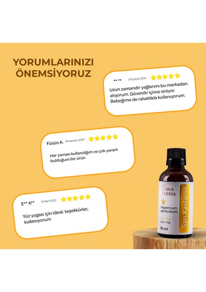 Onka Farma Sarı Kantaron Yağı 50 ml