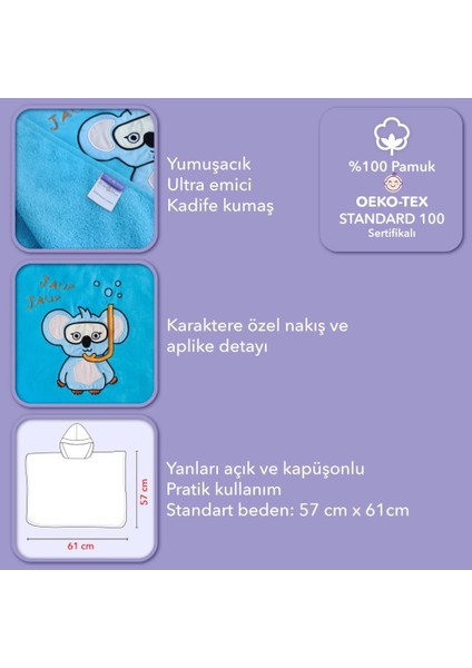 Çocuk Panço Cool Koala 3-6 Yaş