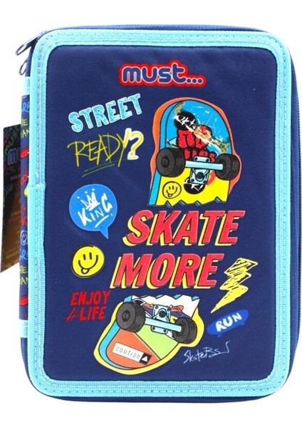 Çift Katlı Içi Dolu Kalemlik 585098 Skate More 15 x 5 x 21 cm