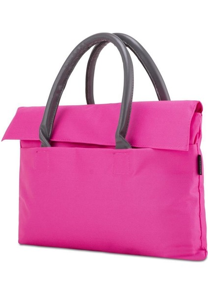 BYN-EL006 Wtxpro Su Geçirmez Kumaş 13-14 Inch Bayan Laptop El Çantası- Tote Bag- Pembe