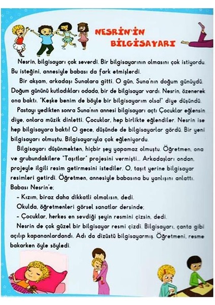 Elele Ilkadım Ay Dededen Masallar - Eva Sayfalı