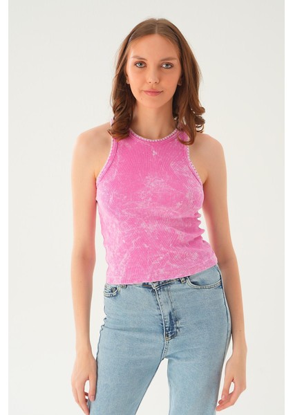 966 Yıkalamalı Atlet Pembe
