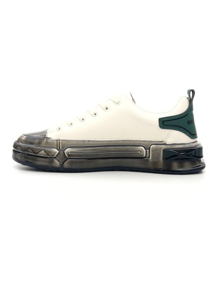 20036 Erkek Deri Air Şeffaf Taban Sneaker Ayakkabı