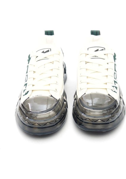 20036 Erkek Deri Air Şeffaf Taban Sneaker Ayakkabı