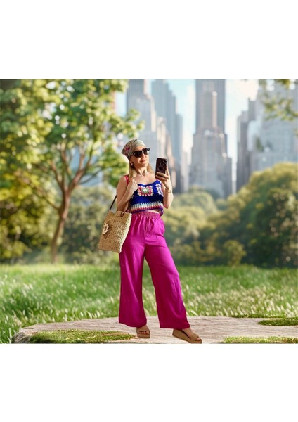 Hasır Örgü Çiçek Detaylı Çanta, Plaj Çantası, Günlük Çanta Bej / 35 / Tek Ebat fiyatları