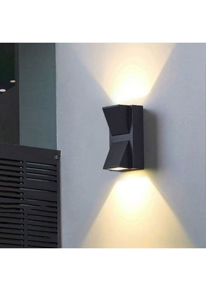 Zeugma Elektirikle Çalışır Çift Taraflı, Iç ve Dış Mekan, 6 Watt, Günışığı LED Armatür, Bahçe Apliği