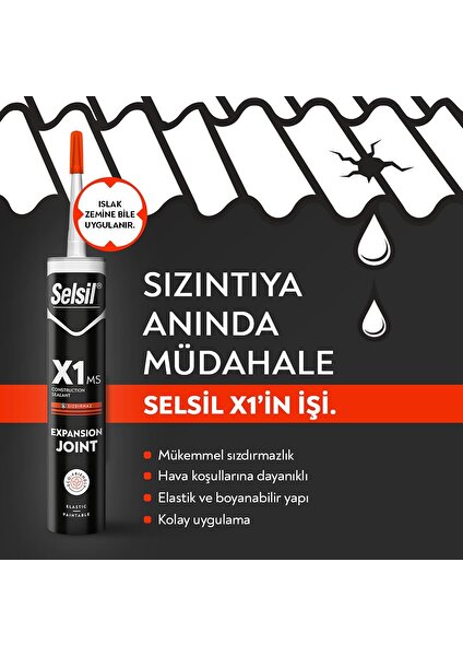 X1 Montaj Yapıştırıcısı Ms Beyaz 290 ml