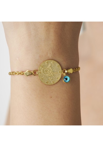 Nazar Boncuğu Tugra Zincir Bileklik fiyatları