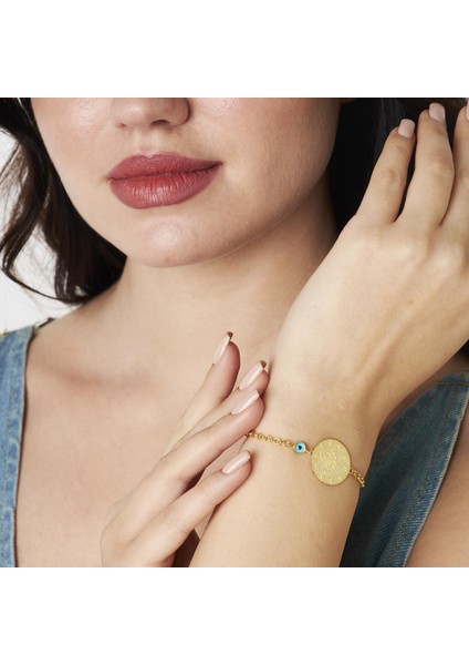 Nazar Boncuğu Tugra Zincir Bileklik indirimleri