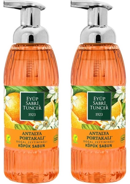 Zeytinyağlı Antalya Portakalı Köpük Sabun 500 ml x 2
