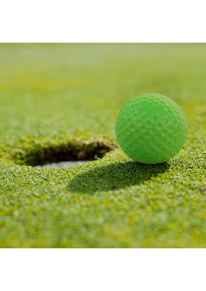 20 Adet Hava Golf Uygulama Topları, Köpük Topu, Golf Eğitimi Iç ve Dış Mekan, Arka Bahçe Vuruş Matı, Beyaz (Yurt Dışından)