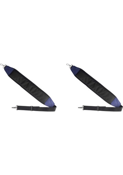 2x Ayarlanabilir Golf Çantası Askısı, Tek Yastıklı Ayarlanabilir Askılar, Iki Metal Kancalı Evrensel Sırt Çantası Omuz Askısı (Yurt Dışından)