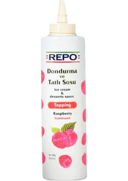 Frambuaz Topping Dondurma ve Tatlı Sosu 1 kg