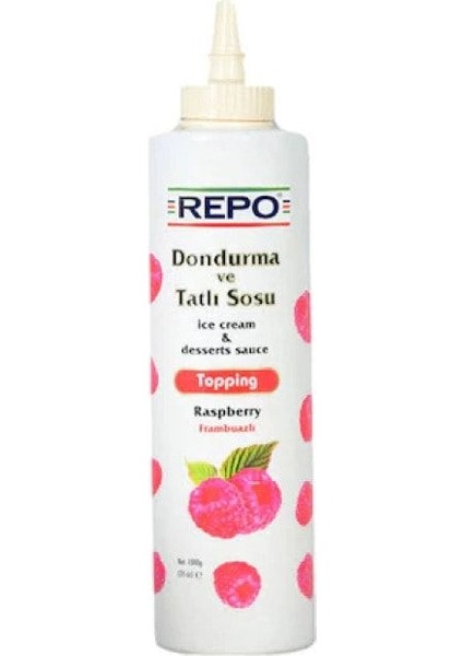 Frambuaz Topping Dondurma ve Tatlı Sosu 1 kg