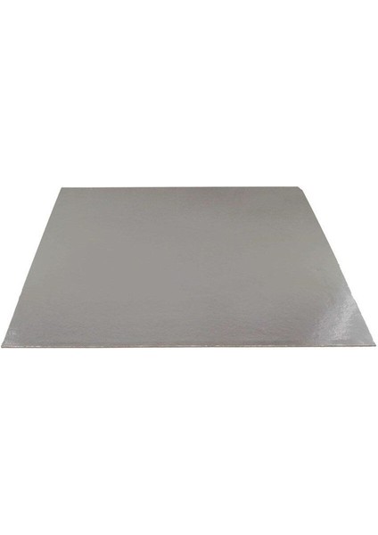 Pasta Altlığı Gümüş 8x8 cm 50'li