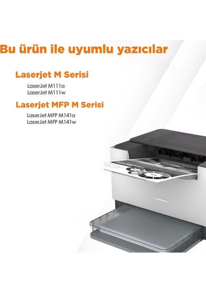 Hp Laserjet Mfp M141W Muadil Toner Çipli /HP Tonermax 150A W1500A Muadil Toner - Çipli