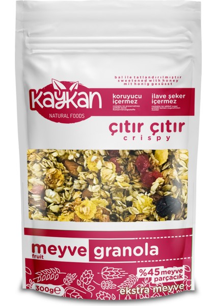 300 gr Meyve Granola ve 300 gr Fit Granola fiyatları