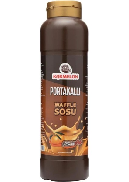 Portakallı Waffle Sosu 1100 gr