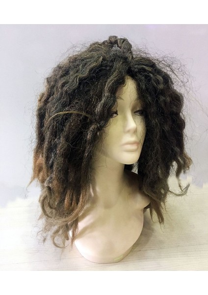 Kahve Renk Joe Dreadlocks Astarlı Kabarık Bob Marley Reggae Rasta Peruk fiyatları