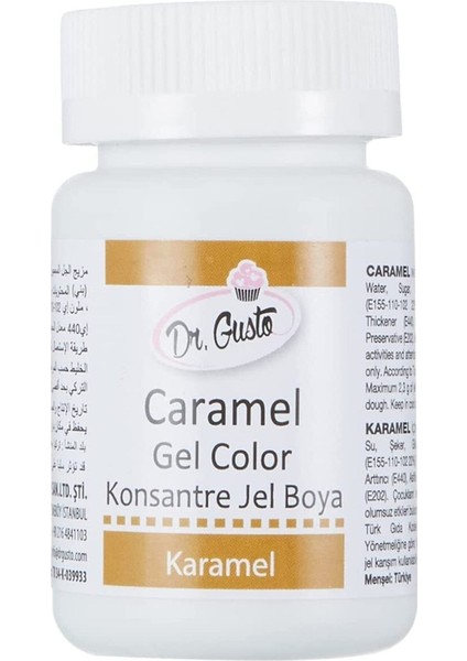 Karamel Gıda Boyası Jel 100 gr
