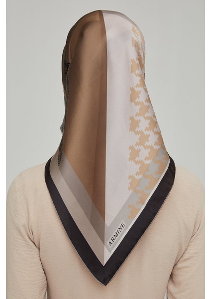 Nostalji Serisi Twill Ipek Eşarp 8620D 08