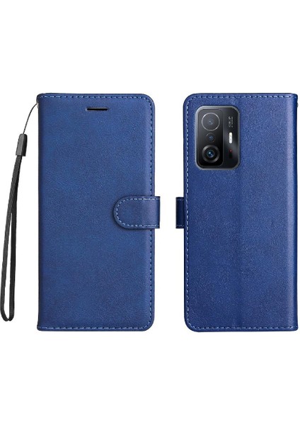 Xiaomi 11T/11T Pro Için Flip Case Kart Yuvası ile Yüksek Kaliteli Deri Telefon (Yurt Dışından)