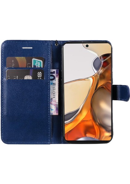 Xiaomi 11T/11T Pro Için Flip Case Kart Yuvası ile Yüksek Kaliteli Deri Telefon (Yurt Dışından) fırsatları