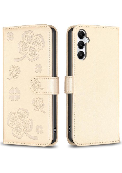 Samsung Galaxy A35 5g Çok Renkli Kart Yuvaları Tutucu Yonca Için Flip Case (Yurt Dışından)