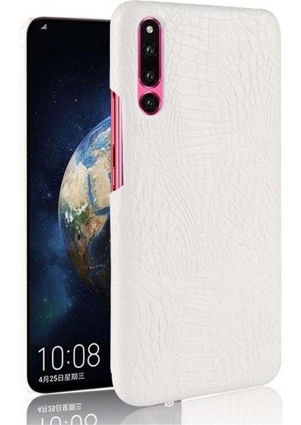 Huawei P30 Uyumluluk Klasik Timsah Anti Için Şık Klasik Kılıf (Yurt Dışından)