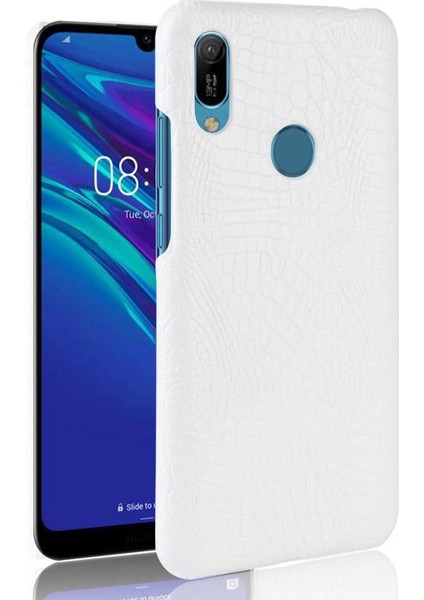 Huawei Y6S 2019/HUAWEI Y6 2019 Klasik Timsah Için Şık Klasik Kılıf (Yurt Dışından)