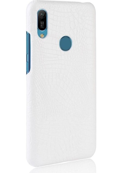 Huawei Y6S 2019/HUAWEI Y6 2019 Klasik Timsah Için Şık Klasik Kılıf (Yurt Dışından)